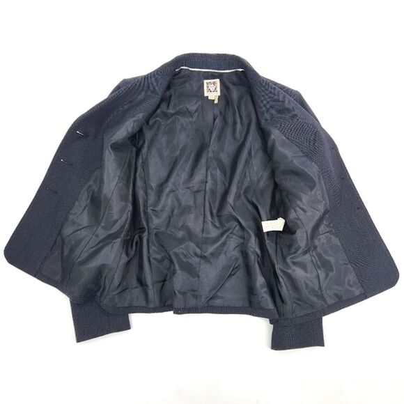 Vintage Ann Klein Blazer Suit Jacket Womens Size 8 Gray Single Breasted - Picture 3 of 9